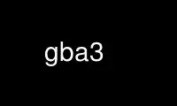 Run gba3 in OnWorks free hosting provider over Ubuntu Online, Fedora Online, Windows online emulator or MAC OS online emulator