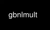 Esegui gbnlmult nel provider di hosting gratuito OnWorks su Ubuntu Online, Fedora Online, emulatore online Windows o emulatore online MAC OS