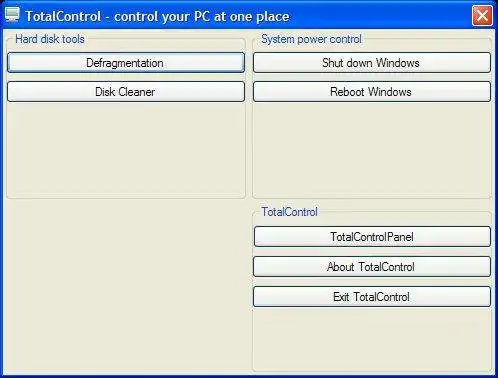 Download web tool or web app GCWare TotalControl