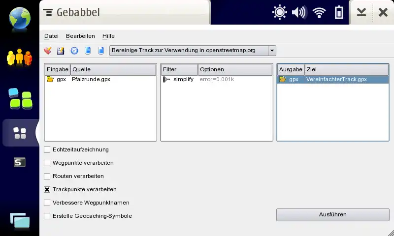 Download web tool or web app Gebabbel to run in Linux online