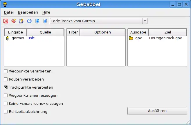 Download web tool or web app Gebabbel to run in Linux online