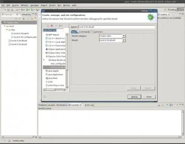 Download web tool or web app GEclipse the ebuild-editor for Eclipse
