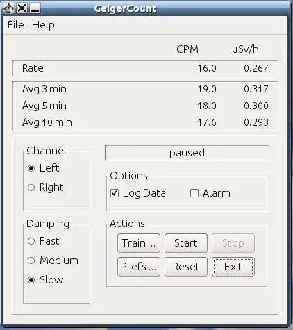 Download web tool or web app GeigerCount to run in Linux online