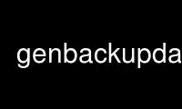 Run genbackupdata in OnWorks free hosting provider over Ubuntu Online, Fedora Online, Windows online emulator or MAC OS online emulator