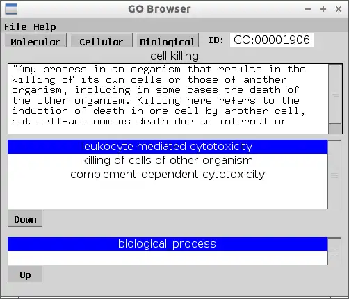 Download web tool or web app Gene Ontology Browser