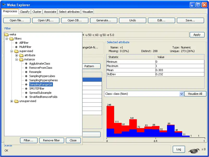 Download web tool or web app Genetic Oversampling Weka Plugin to run in Linux online