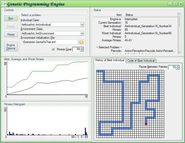 Download web tool or web app Genetic Programming Engine to run in Windows online over Linux online