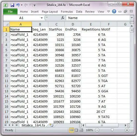 Download web tool or web app Genome Microsatellite Analyzing Tool