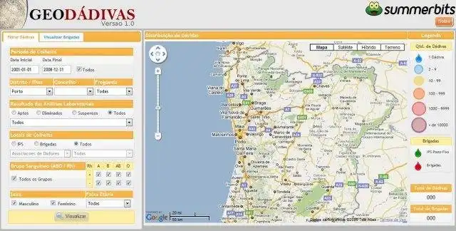 Download web tool or web app GeoDadivas