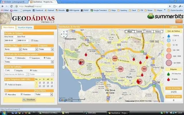 Download web tool or web app GeoDadivas