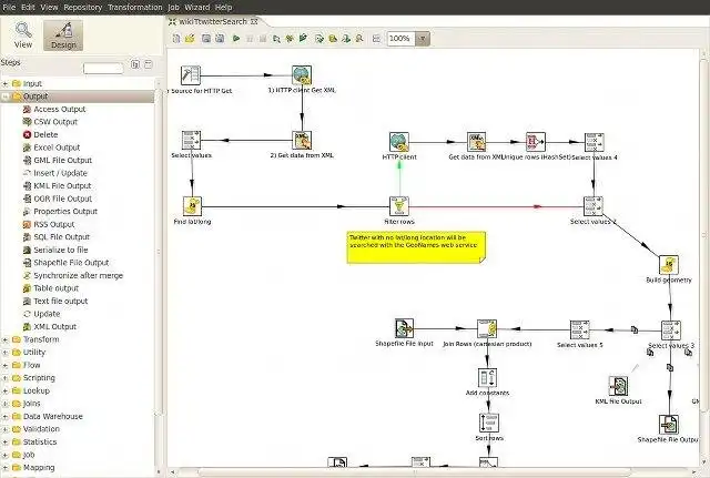 Download web tool or web app GeoKettle