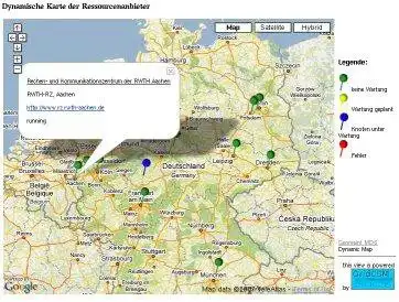 Download web tool or web app GeoMaint to run in Windows online over Linux online