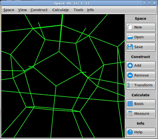 Download web tool or web app GeomSpace to run in Linux online