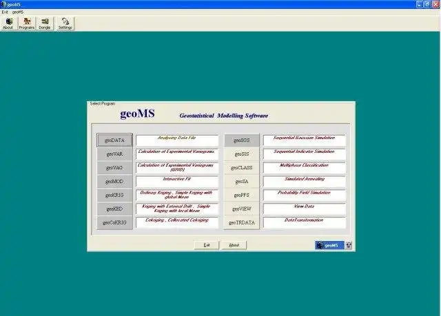 Download web tool or web app GeoMS