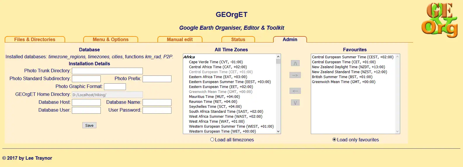 Download web tool or web app GEOrgET