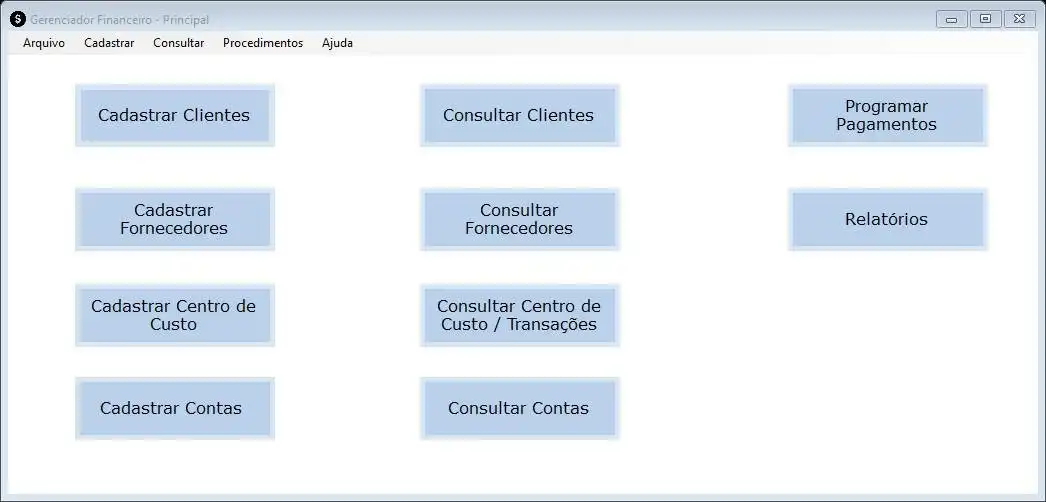 Download web tool or web app Gerenciador Financeiro