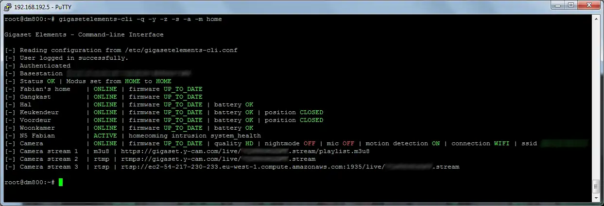 Download web tool or web app Gigaset Elements command line interface