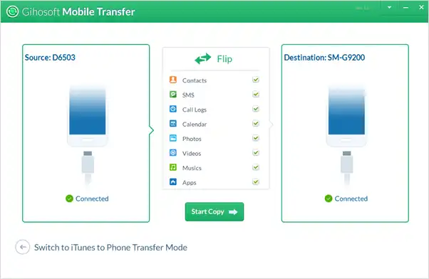 Download web tool or web app Gihosoft Mobile Transfer