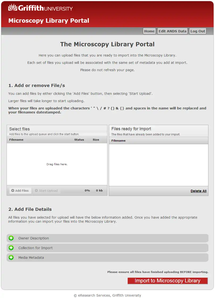 Download web tool or web app GIIAF Microscopy Library