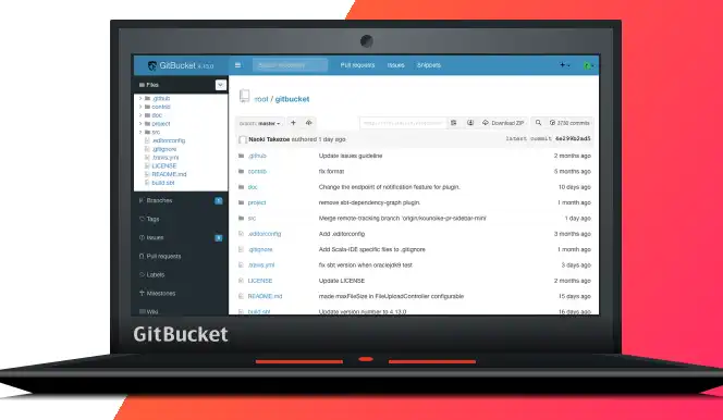 Download web tool or web app GitBucket