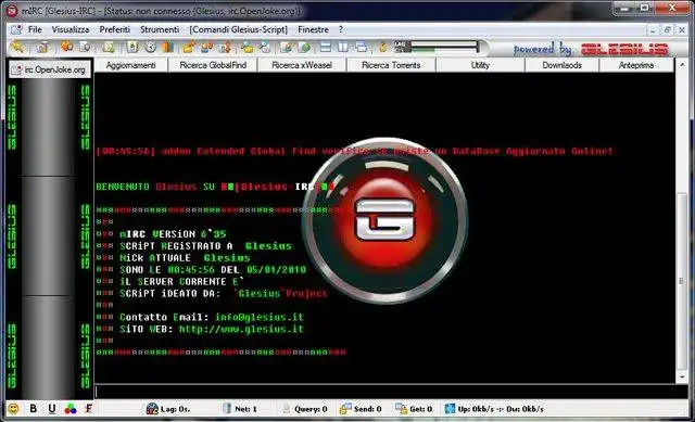 Download web tool or web app Glesius-Crew Script mIRC Solution!