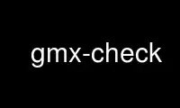 Run gmx-check in OnWorks free hosting provider over Ubuntu Online, Fedora Online, Windows online emulator or MAC OS online emulator