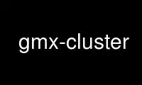 Run gmx-cluster in OnWorks free hosting provider over Ubuntu Online, Fedora Online, Windows online emulator or MAC OS online emulator