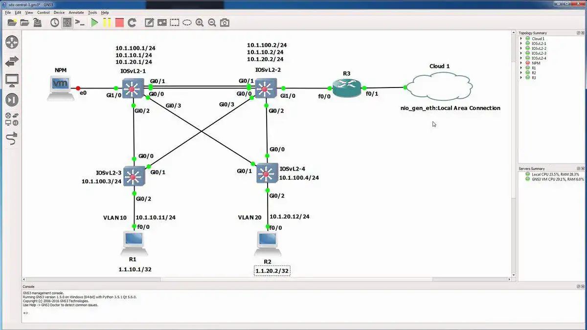 Download web tool or web app GNS3 to run in Linux online