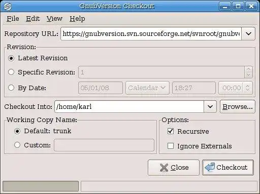 Download web tool or web app GnubVersion