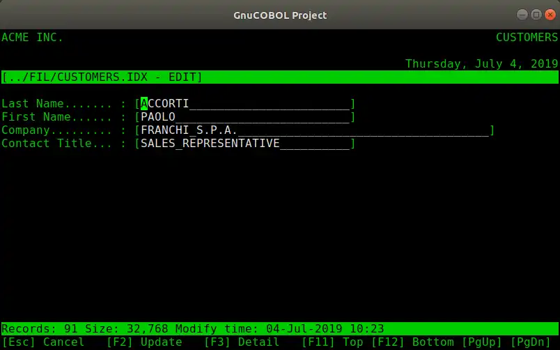 Download web tool or web app GnuCOBOL