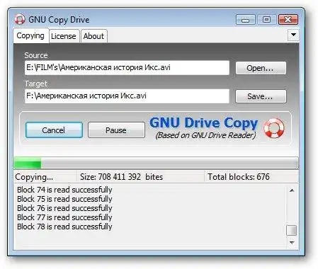 Download web tool or web app GNU Drive Copy