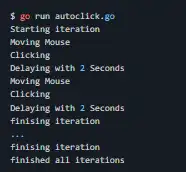 Download web tool or web app golang-autoclicker