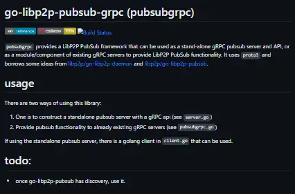 Download web tool or web app go-libp2p-pubsub-grpc