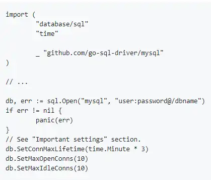 Descargue la herramienta web o la aplicación web Go MySQL Driver