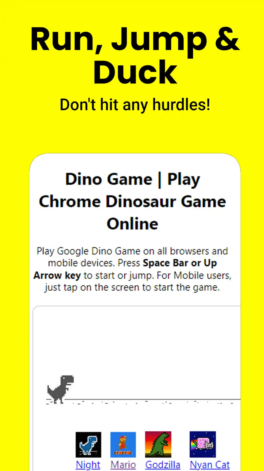 Dino Run T-Rex : Go Jump android iOS apk download for free-TapTap