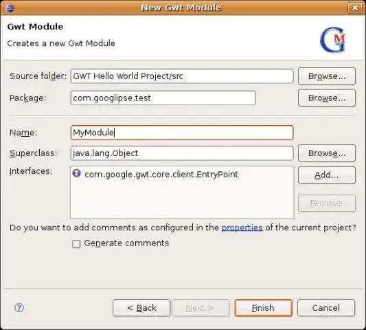 Mag-download ng web tool o web app na Googlipse (Gwt-Eclipse Plugin)