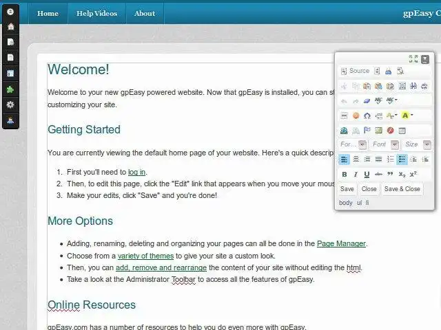 Download web tool or web app gp|Easy CMS