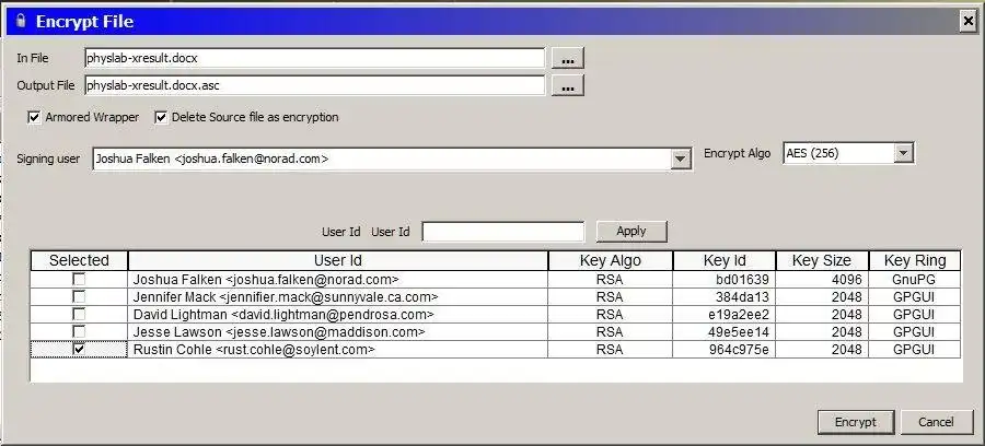 Download web tool or web app GPGUI - PGP GUI