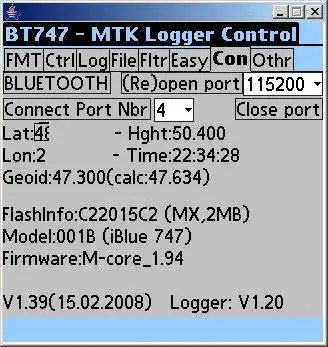 下载网络工具或网络应用程序 GPS Datalogger Device Control 以在 Linux 中在线运行