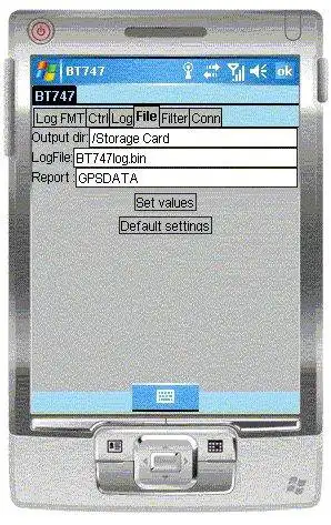 Download web tool or web app GPS Datalogger Device Control to run in Windows online over Linux online