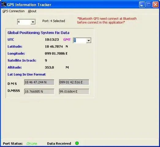 Download web tool or web app GPS Information Tracking Lite