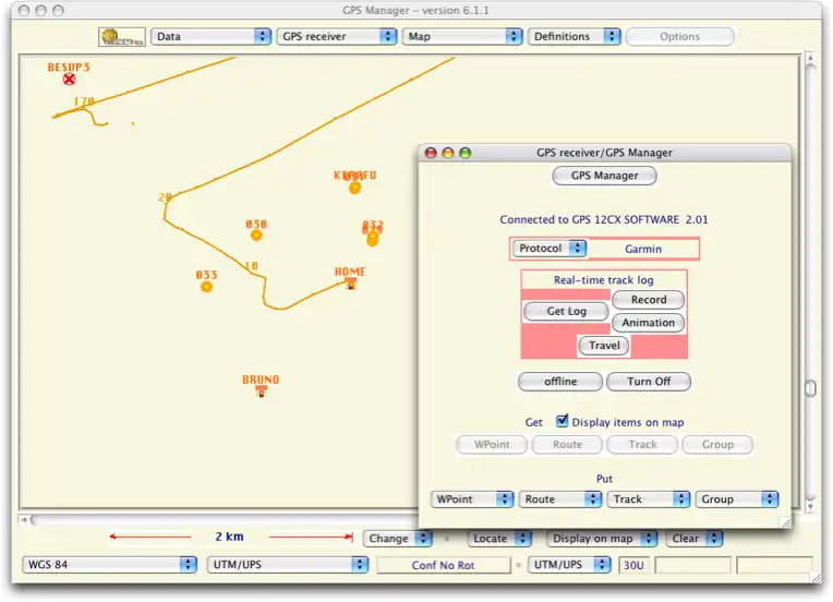 Download web tool or web app gpsman to run in Linux online