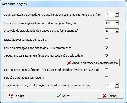 Download web tool or web app GPS Reviser