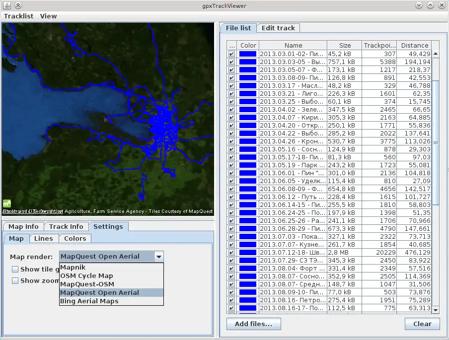 Download web tool or web app gpxTrackViewer