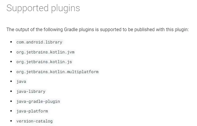 웹 도구 또는 웹 앱 다운로드 gradle-maven-publish-plugin