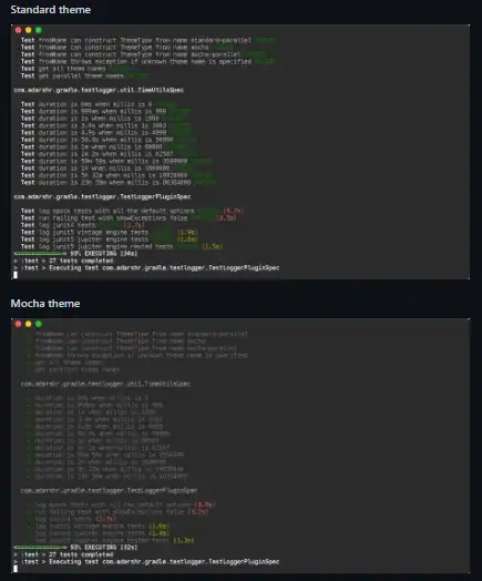 Download web tool or web app Gradle Test Logger Plugin