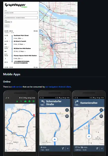 Download web tool or web app GraphHopper Routing Engine