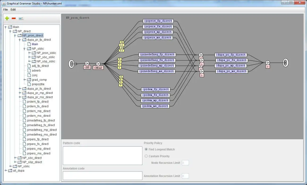 Download web tool or web app Graphical Grammar Studio to run in Windows online over Linux online