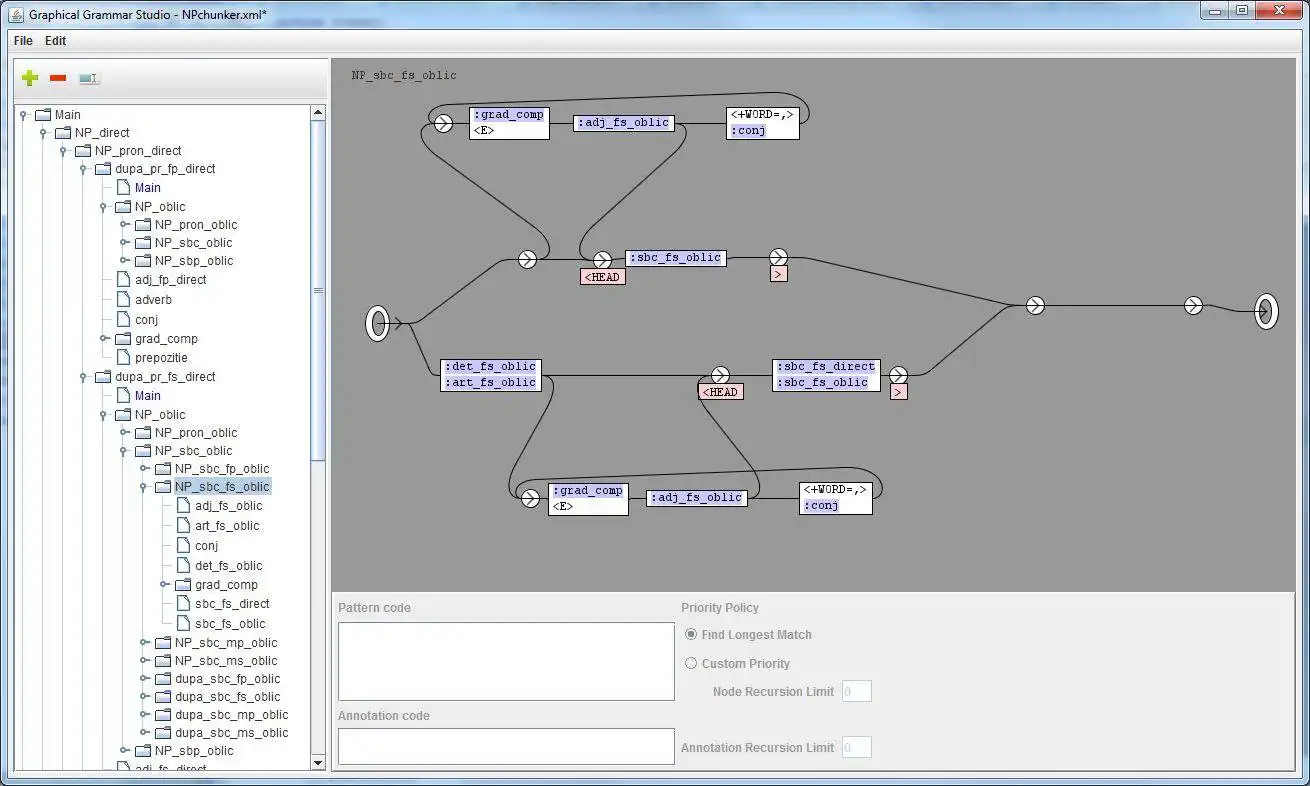 Download web tool or web app Graphical Grammar Studio to run in Windows online over Linux online