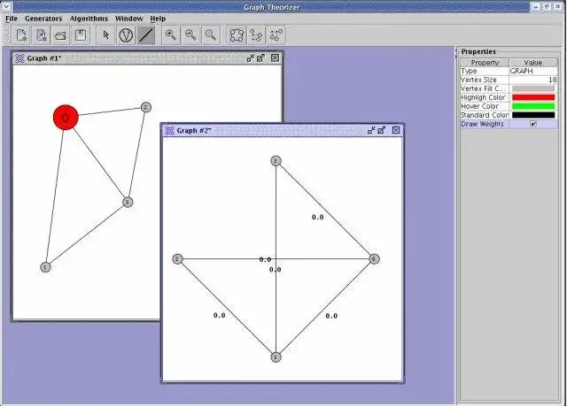 Download web tool or web app Graph Theorizer